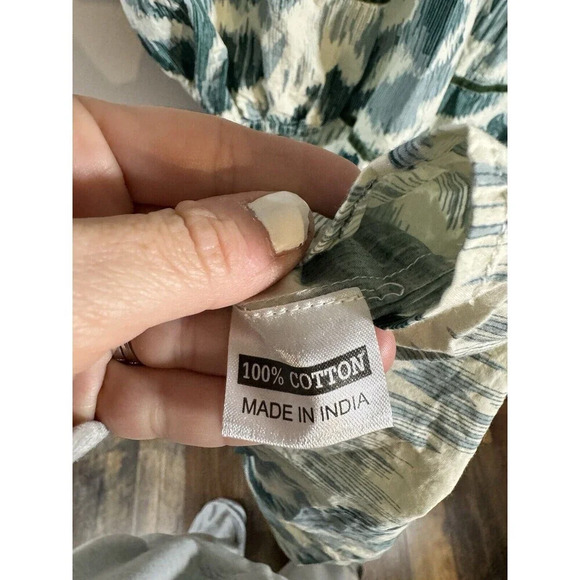 Olivia James The Label Georgia Dress - Damask Pine Size M OUT OF STOCK ONLINE - Picture 5 of 7